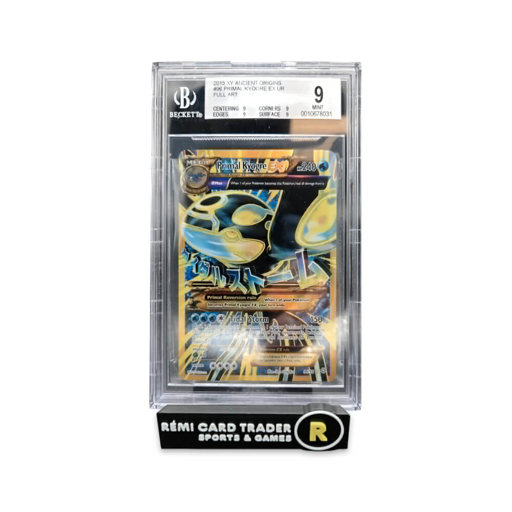 pokemon cards primal kyogre ex Pokemon Card PSA 10 Gem Mint Primal Kyogre EX 96/98 Ancient Origins