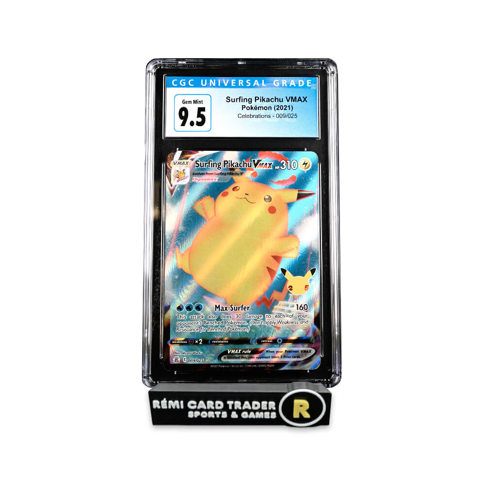 surfing pikachu vmax pokemon card [S8a] Surfing Pikachu VMAX 022/028RRR