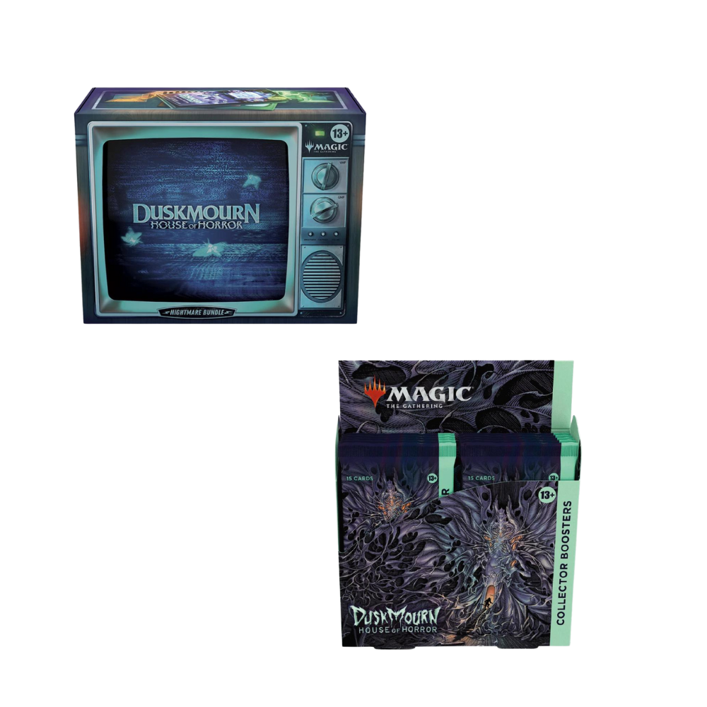 MTG - Duskmourn: House Of Horror - English Nightmare Bundle + English Collector Booster MTG - Duskmourn: House Of Horror - English Nightmare Bundle + English Collector Booster