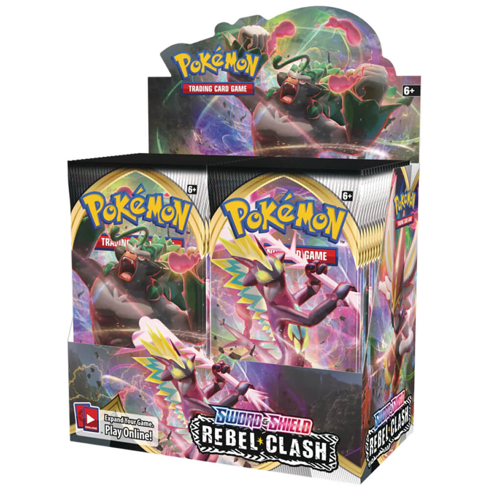 ポケモンカードゲーム Pokemon TCG Sword&Shield Rebel Clash ETB Pokémon Sword & Shield Rebel Clash Booster Box