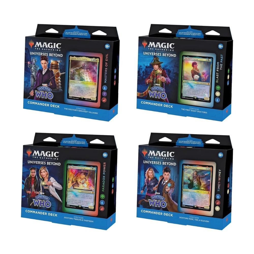 doctor who mtg booster box MTG - Doctor Who - English Commander Deck