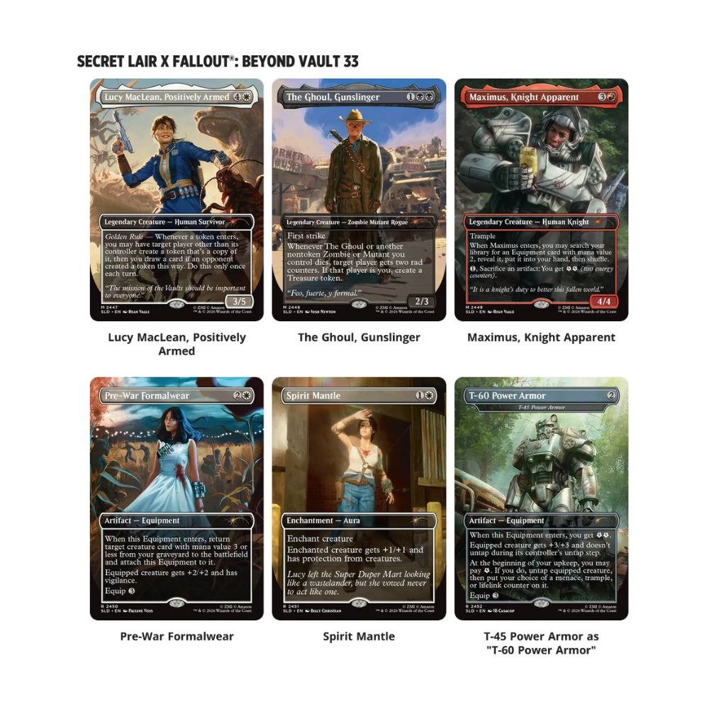 MTG - Secret Lair Fallout Beyond Vault 33 Regular MTG - Secret Lair Fallout Beyond Vault 33 Regular