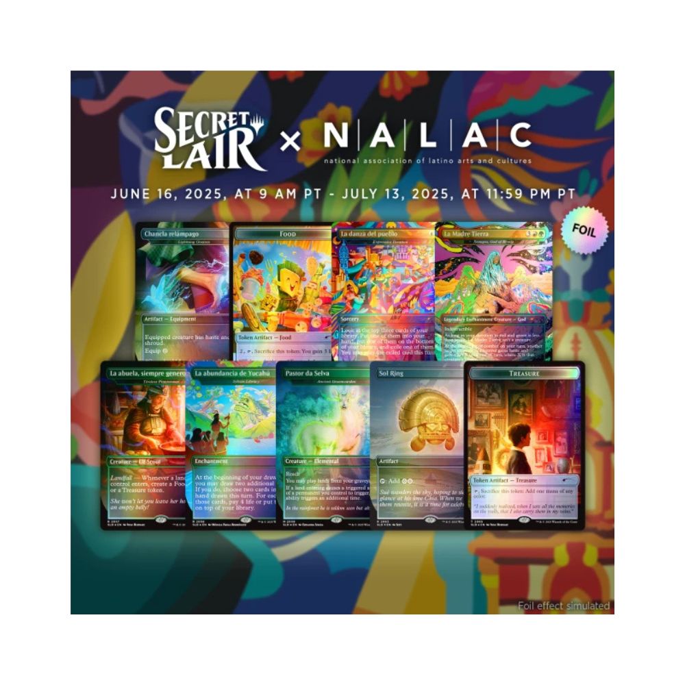 MTG Secret Lair Nuestra Magia 英語版Foil MTG Secret Lair: Nuestra Magia Rainbow Foil Edition