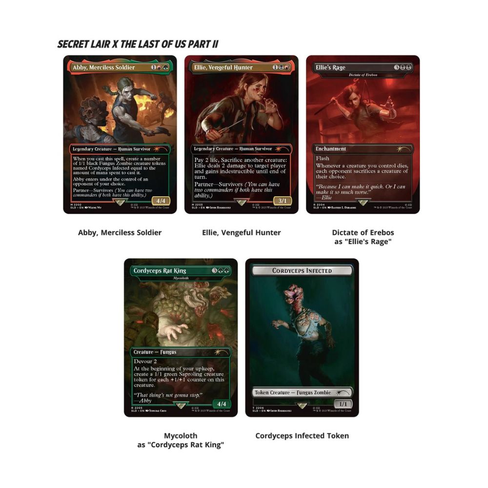 the last of us mtg cards Magic: Gathering Magic the Gathering : The