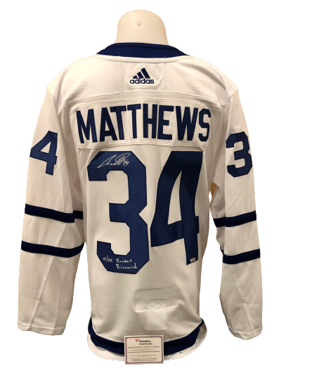 Official Autographed Adidas Jersey Auston Matthews