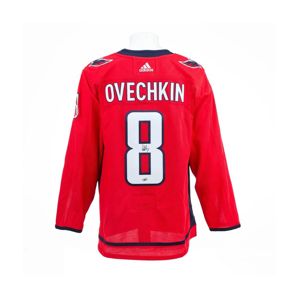 Maillot De Hockey Signé Alex Ovechkin – Authentique Avec Certificat, Produit Original