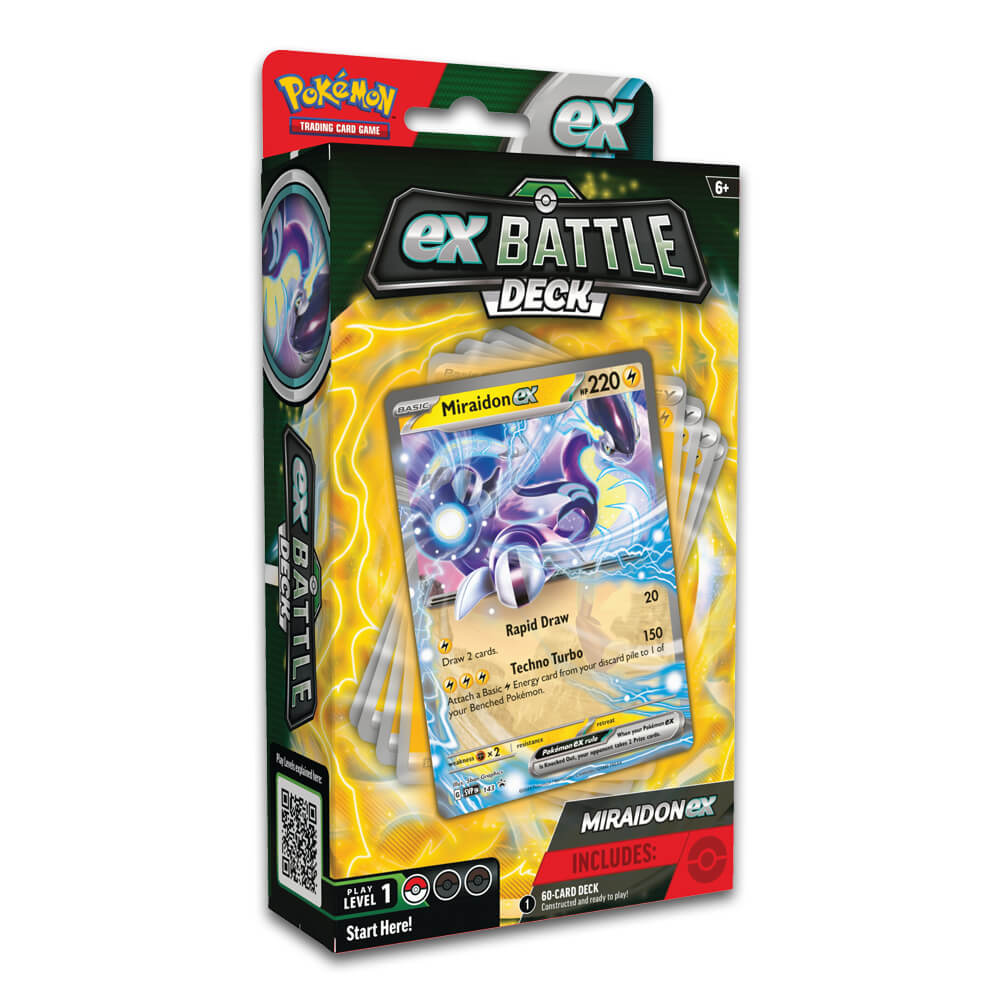 pokémon v battle deck rare cards Pokémon Battle Deck Miraidon EX/Victini EX