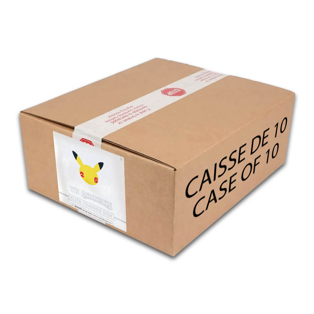 Pokemon Celebrations Elite Trainer 10-Box Case Pokemon Celebrations Elite Trainer 10-Box Case