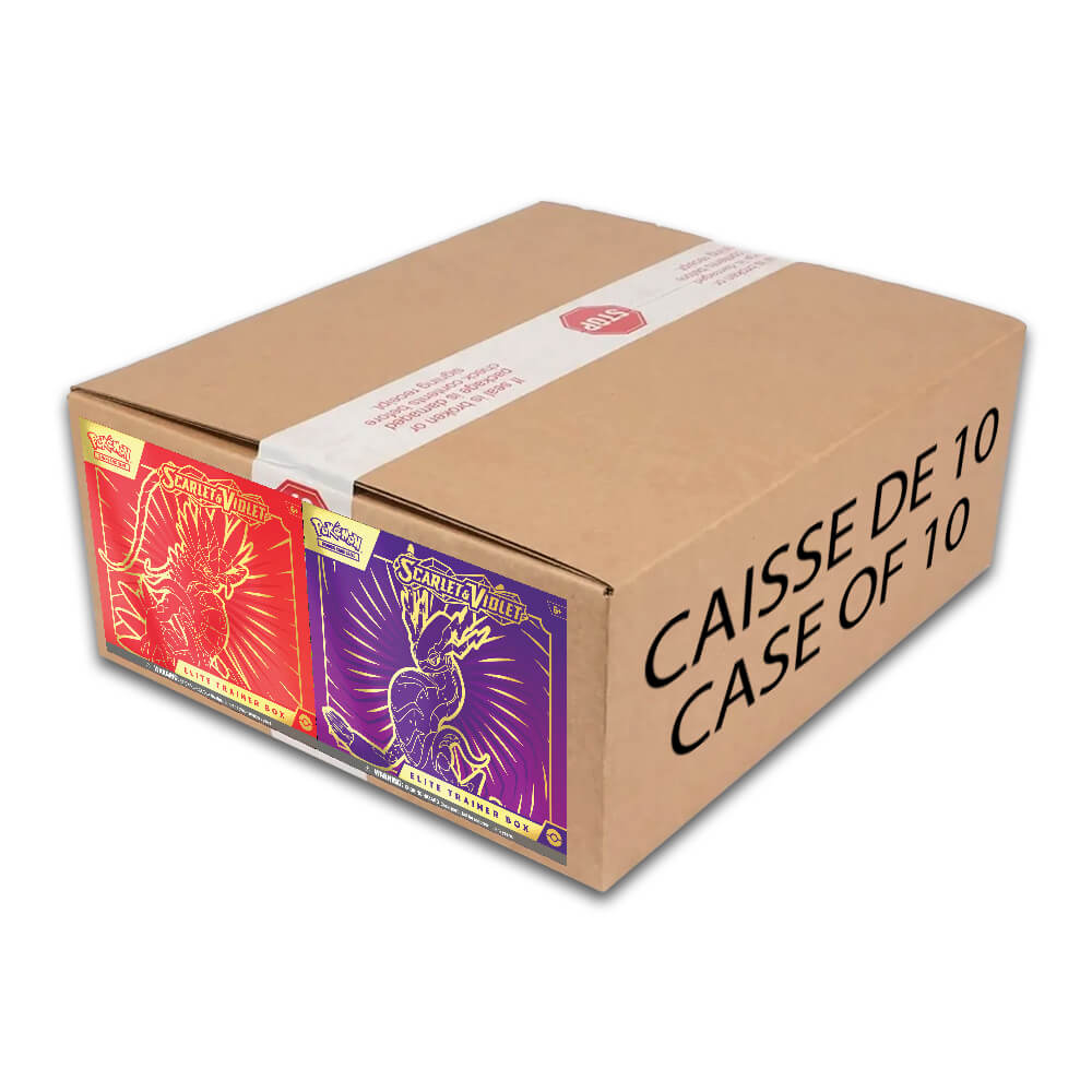 Pokémon Scarlet & Violet Elite Trainer Box - Sealed Case of 10