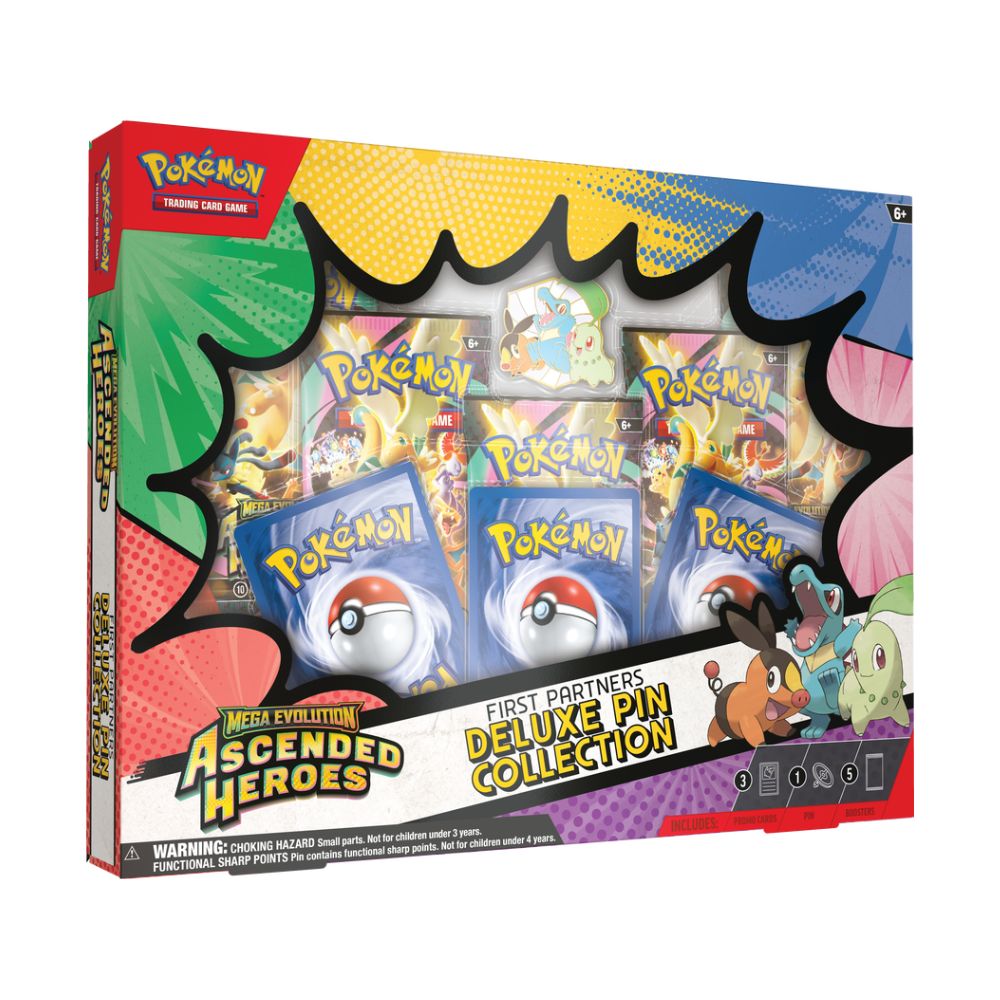 Pokémon day / ASCENDED HEROES COLLECTION Pokémon - Mega Evolution Ascended Heroes - First Partners Deluxe Pin C