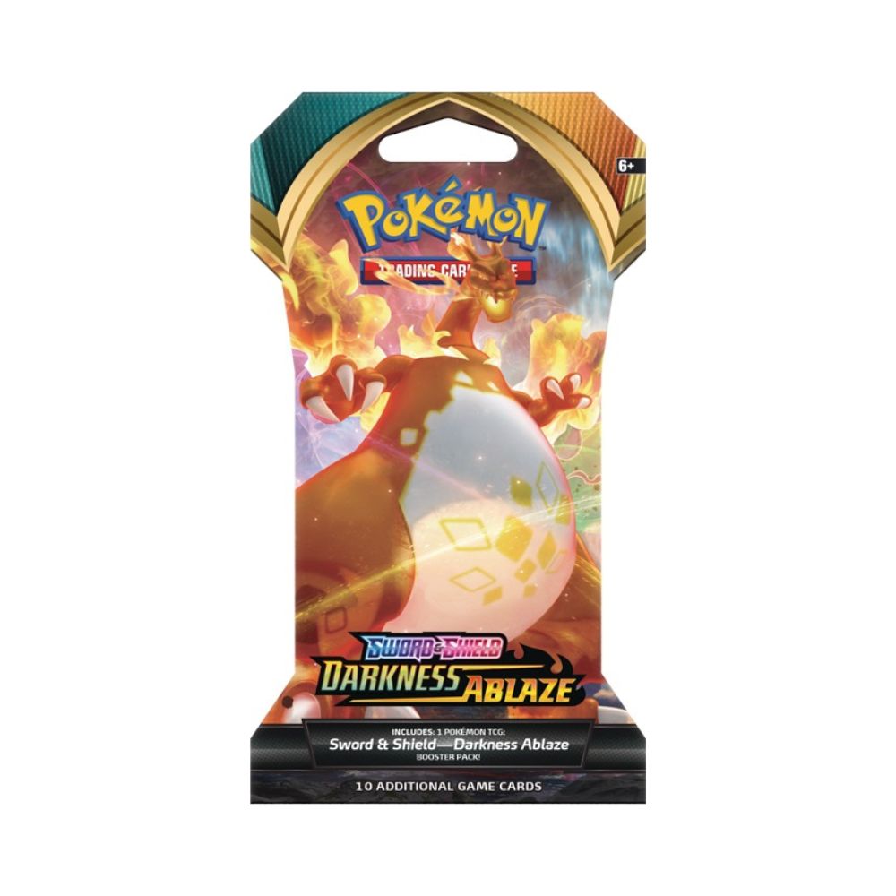 Pokemon Sword & Shield Darkness Ablaze Sleeved Booster Pack Pokemon Sword & Shield Darkness Ablaze Sleeved Booster Pack