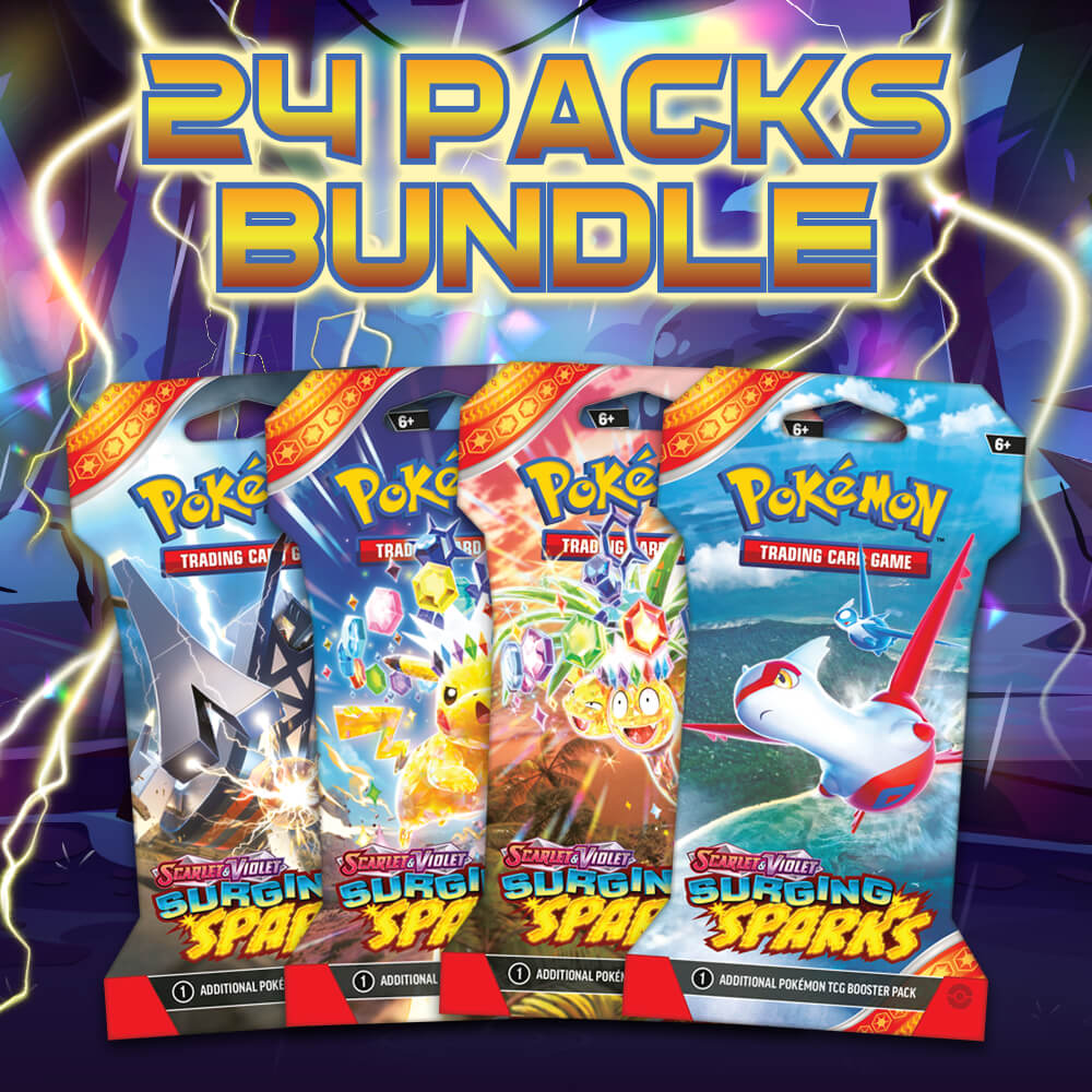 Pokmon Scarlet & Violet Surging Sparks 24 Sleeved Packs Bundle Pokmon Scarlet & Violet Surging Sparks 24 Sleeved Packs Bundle