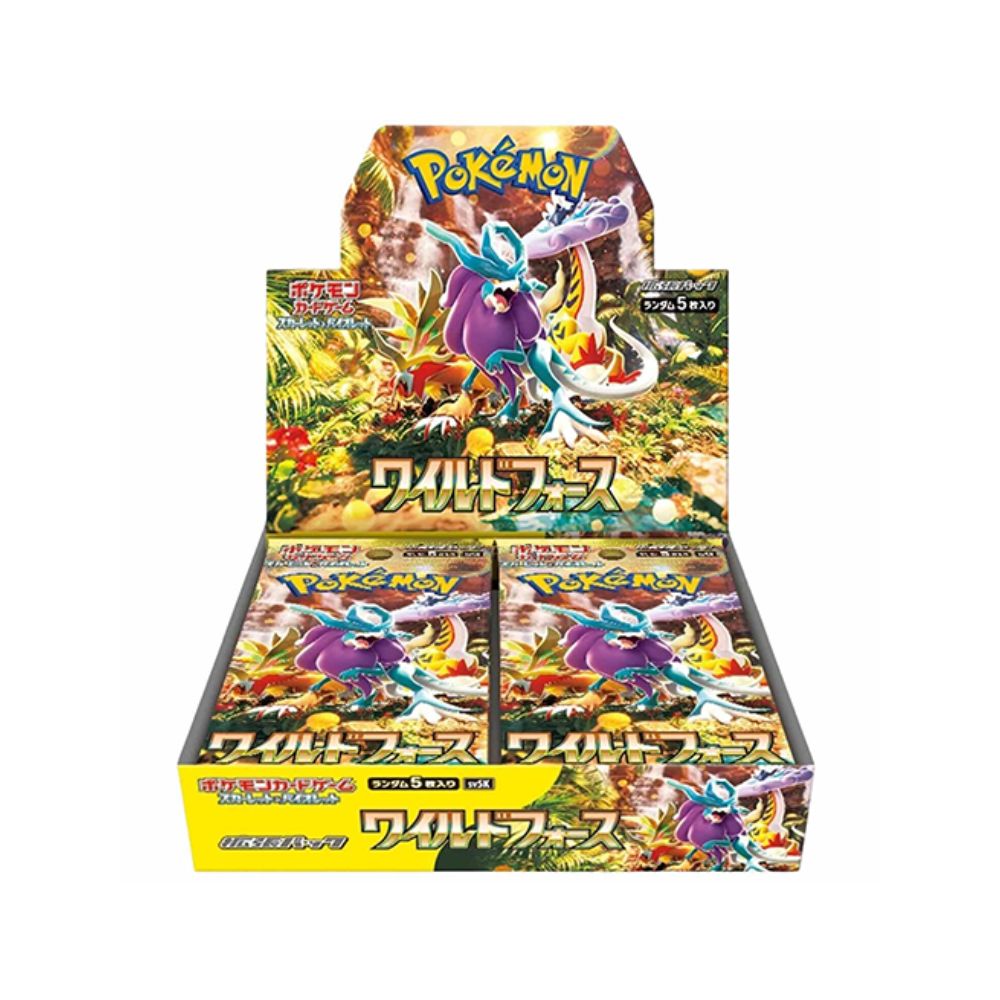 Pokmon Scarlet & Violet Wild Force Booster Box (Japanese) Pokmon Scarlet & Violet Wild Force Booster Box (Japanese)