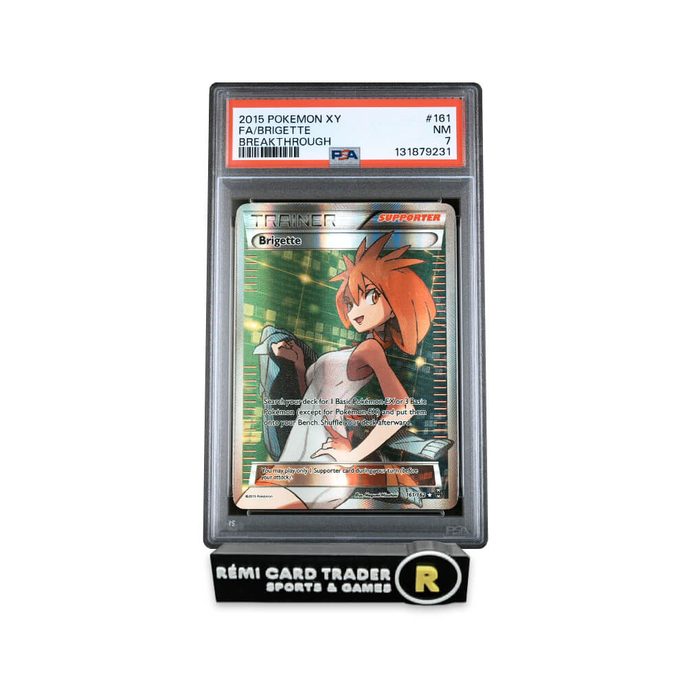 brigette pokemon card POKÉMON 2015 (XY BREAKTHROUGH) #161 PSA NM 7 Color:Rainbow mana vault in combination with other 1000 Magic the Gathering