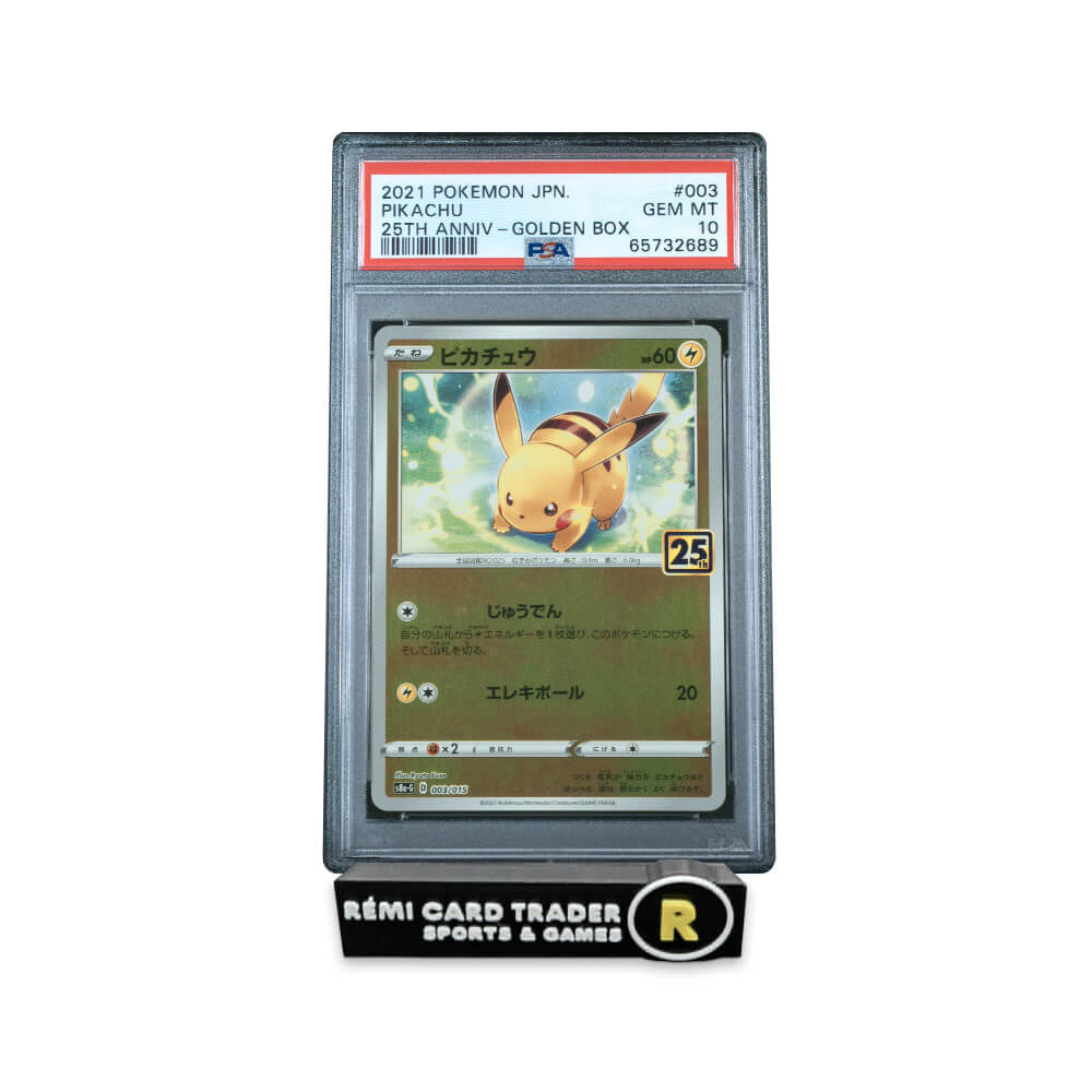 POKÉMON 2021 PIKACHU (POKEMON JPN 25TH ANNIVERSARY PROMO) #003 PSA GEM