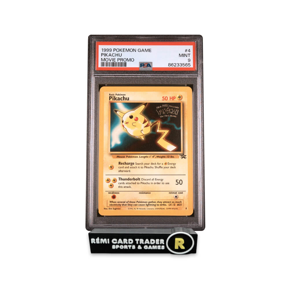 POKÉMON 1999 PIKACHU (POKEMON GAME MOVIE) #4 PSA MINT 9