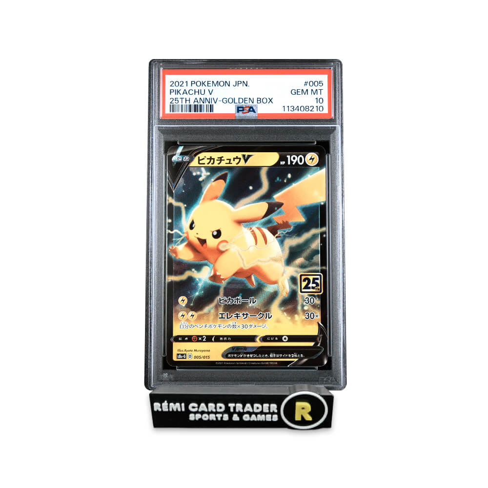 POKÉMON 2021 PIKACHU V (POKEMON ASIA 25TH ANNIVERSARY PROMO) #005 PSA