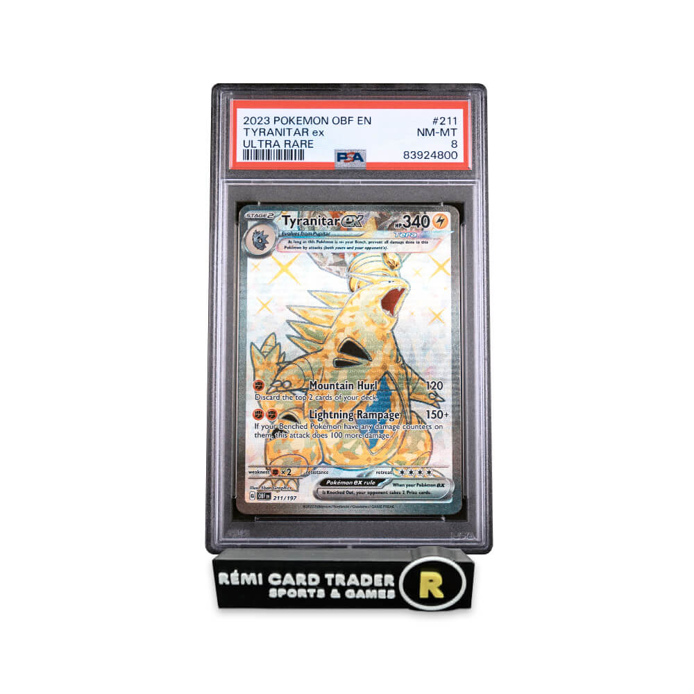 211 197 pokemon card Tyranitar ex Obsidian Flames Obsidian Flames Singles POKMON 2023 TYRANITAR EX (OBSIDIAN