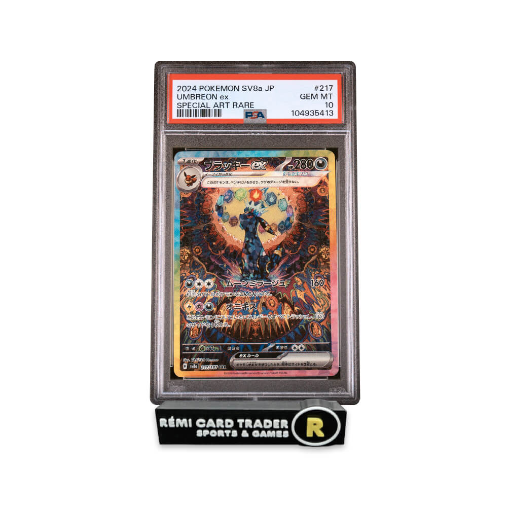 POKÉMON 2024 UMBREON EX (JAPANESE SV8a-TERASTAL FEST ex) #217 PSA GEM