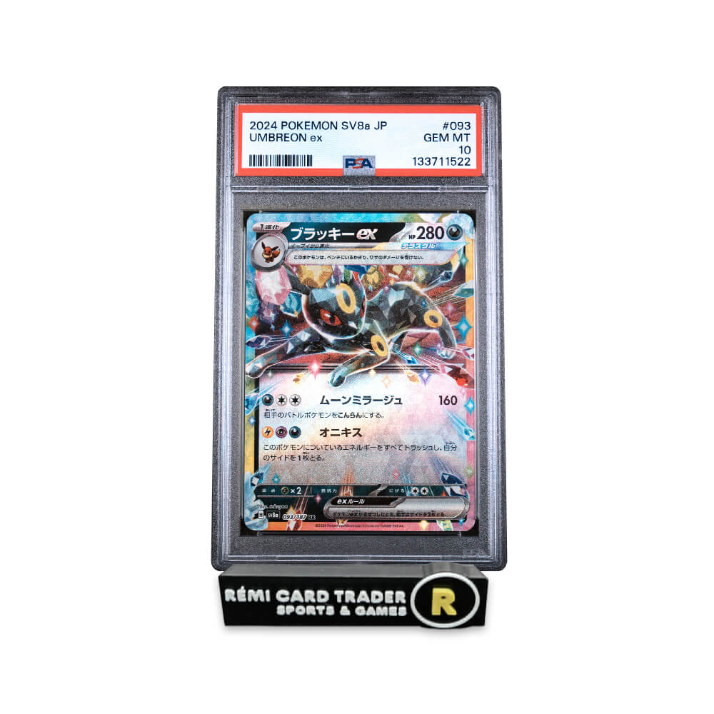 POKÉMON 2024 UMBREON EX (JAPANESE SV8a-TERASTAL FEST ex) #093 PSA GEM
