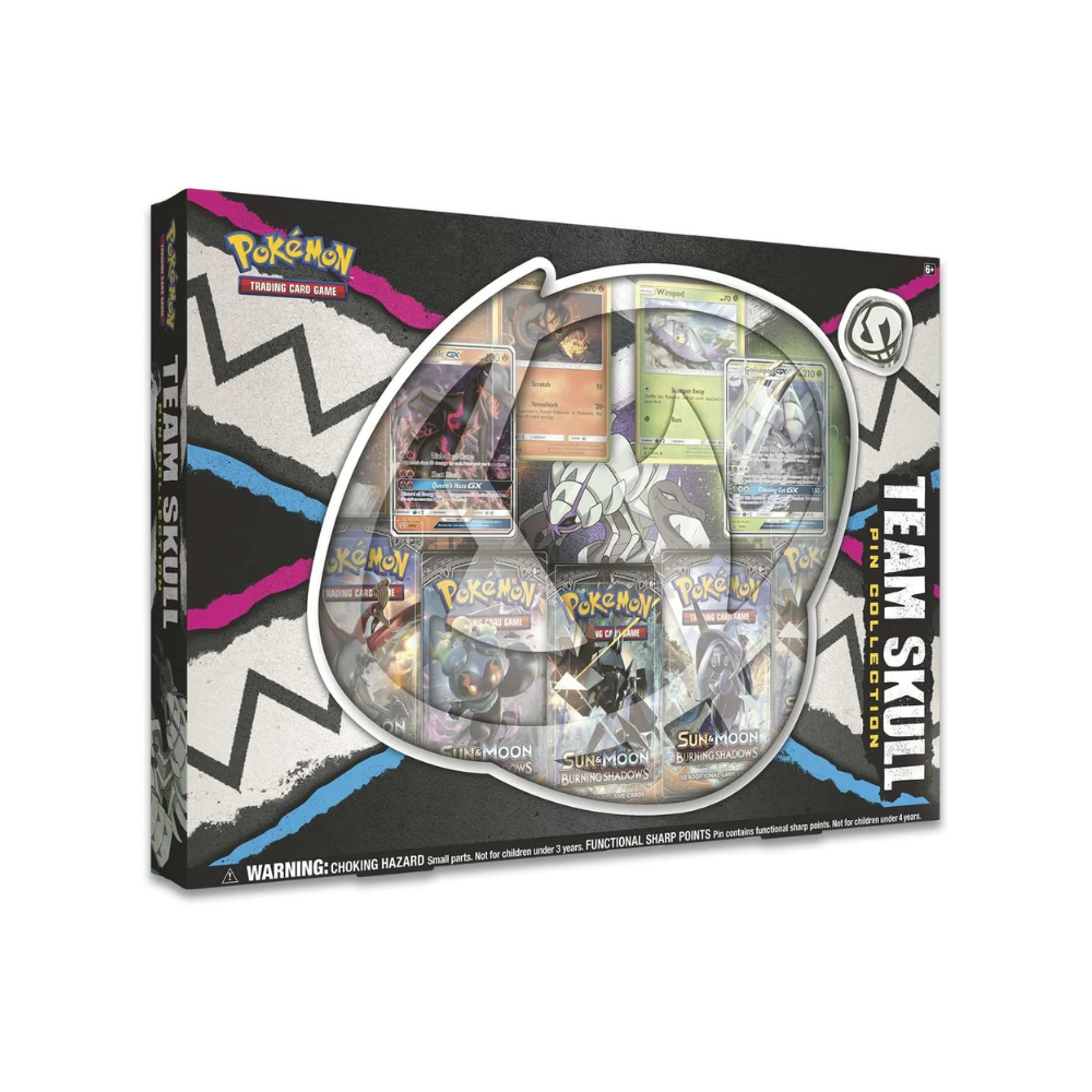 Pokémon Team Skull Pin Collection Box