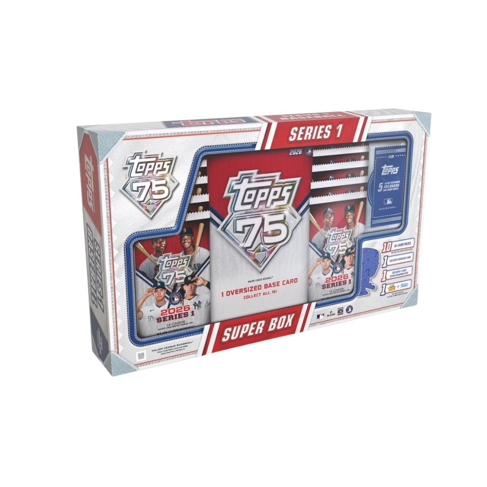 Topps 2026 Series 1 ＭLB 野球カード　未開封　合計1BOX 2026 Topps MLB Baseball Series 1 Super Box