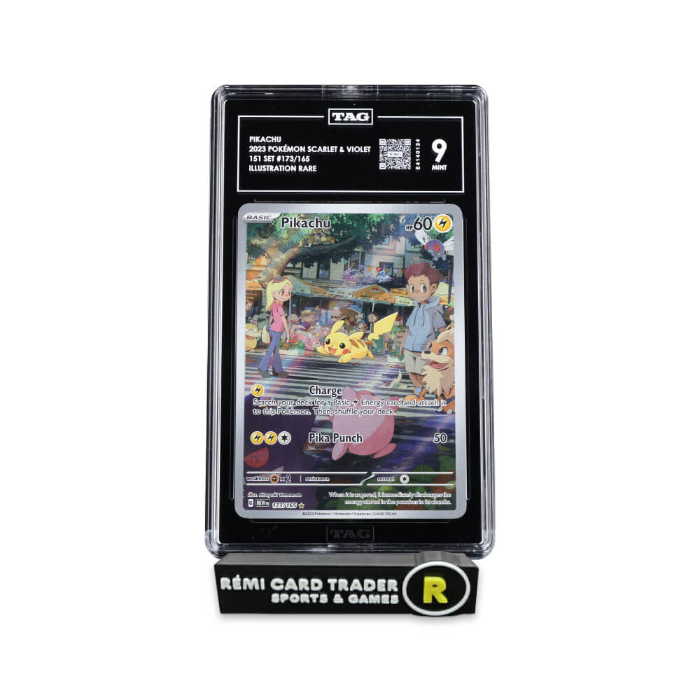 pokemon 151 card set 2023 POKÉMON 2023 PIKACHU (SCARLET & VIOLET 151 SET) #173 TAG MINT 9