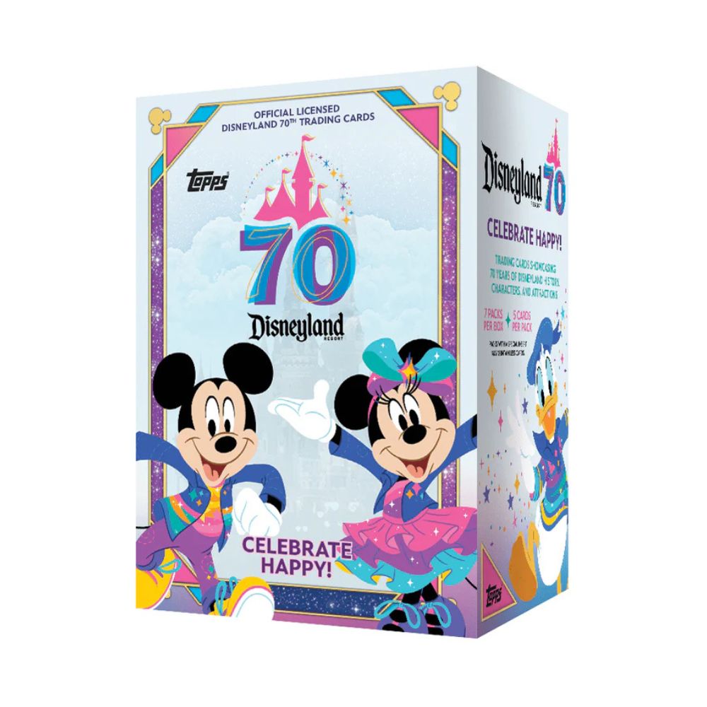 2025 Topps Disneyland 70th Value Box ×2 2025 Topps Disney 70th Anniversary Value Box
