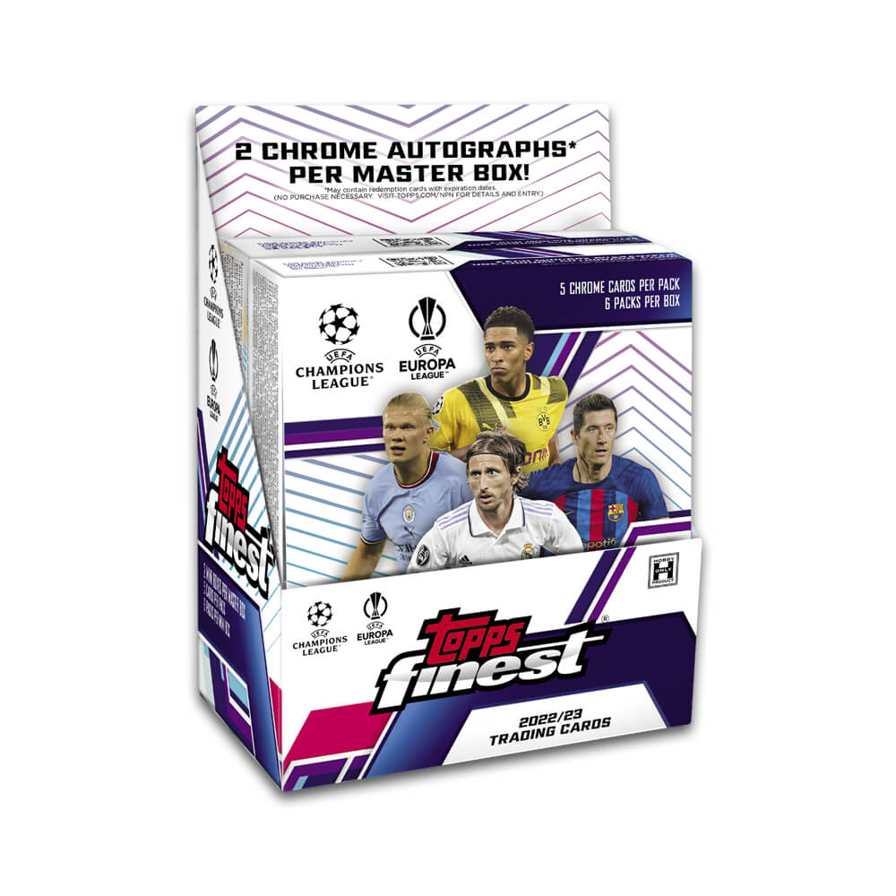 2022-23 Topps Finest UEFA Champions League Hobby Box