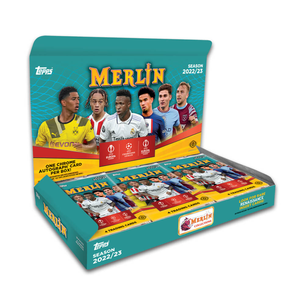 2022-23 Topps UEFA Merlin Hobby Box - Main Image