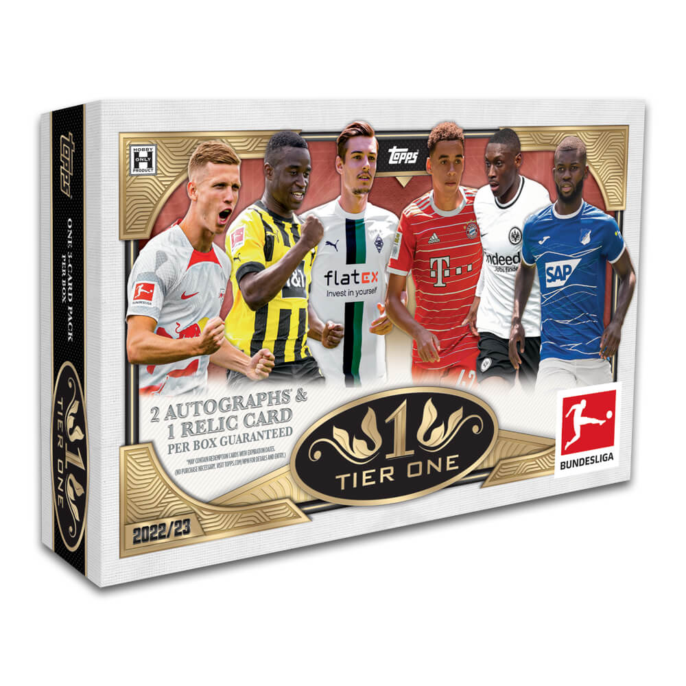 Advertisement Advertisement 2022 Topps Bundesliga high quality Tier One Factory Sealed 1-Pack