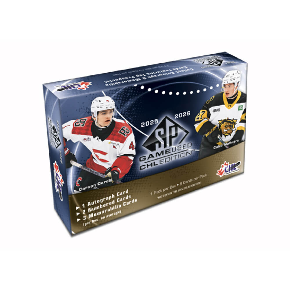 2025-26 Upper Deck CHL SP Game Used Hobby Box