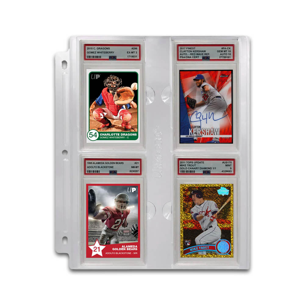 Ultra Pro Graded Card Sleeves For PSA Slabs 100 Clear Resealable Sleeves (Pokemon/MTG/Yu-Gi- Ultra Pro Graded Card Sleeves For PSA Slabs 100 Clear Resealable Sleeves (Pokemon/MTG/Yu-Gi-
