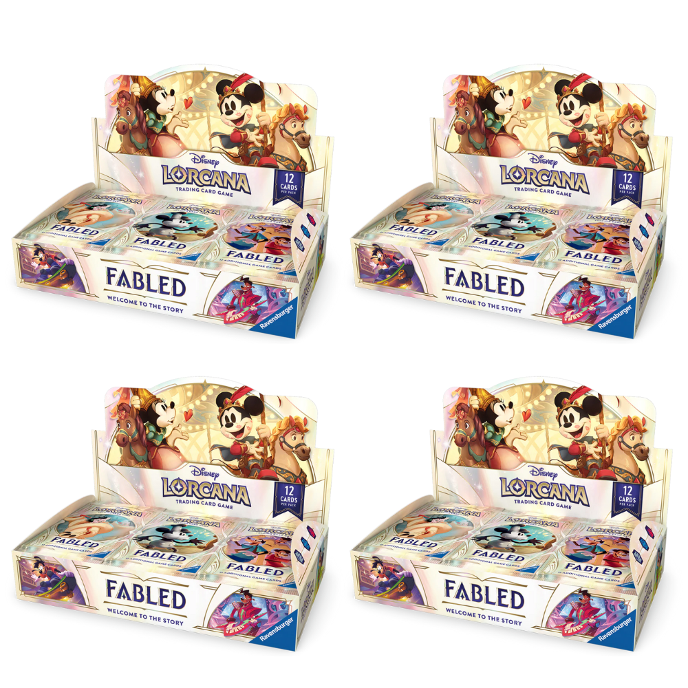 Disney Lorcana - Set 9 - Fabled Booster Box - Caisse de 4 Disney Lorcana - Set 9 - Fabled Booster Box - Caisse de 4