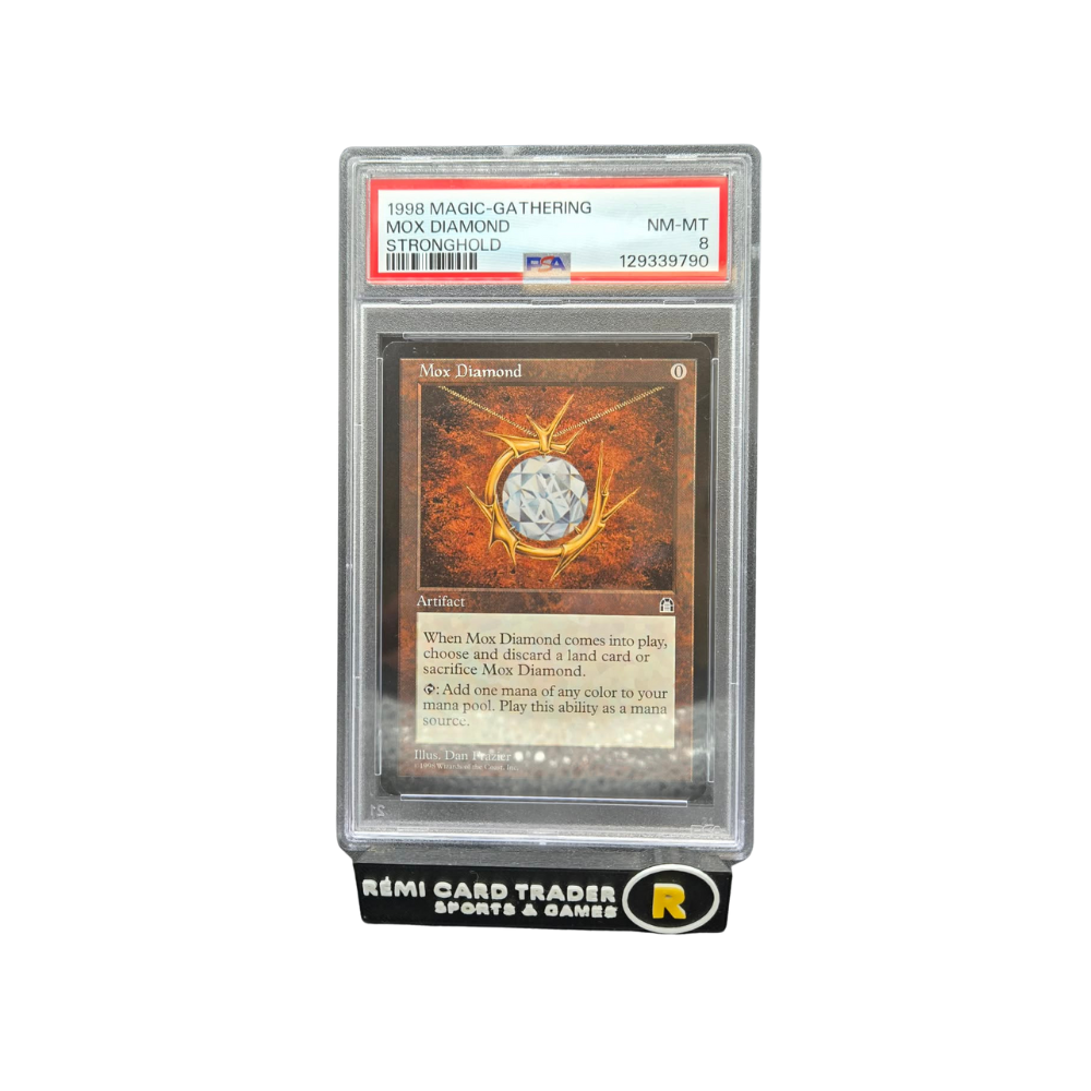 MAGIC THE GATHERING 1998 MOX DIAMOND (STRONGHOLD) PSA NM-MT 8