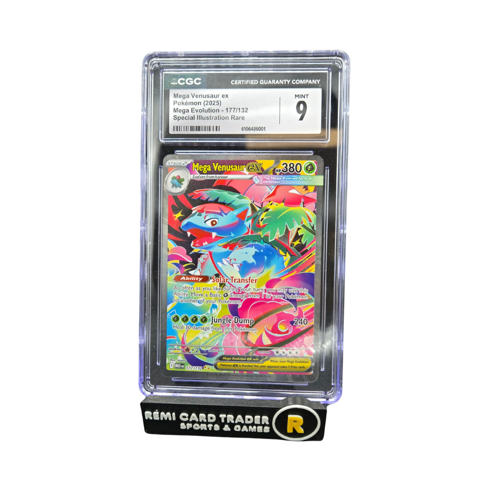 POKÉMON 2025 MEGA VENUSAUR EX (MEGA EVOLUTION) #177 CGC MINT 9