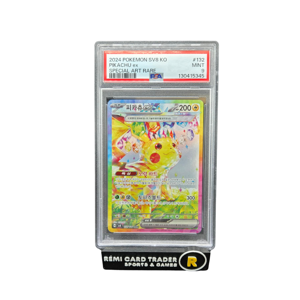 ピカチュウEX ウルトラレア 2024年 MINT PSA9 POKÉMON 2024 PIKACHU EX (SURGING SPARKS KO) #132 PSA MINT 9