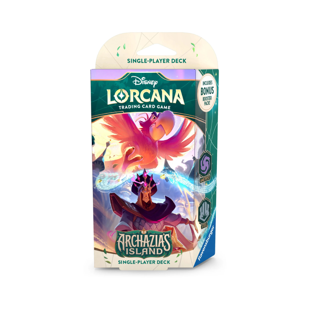 Disney Lorcana Archazias Island Starter Deck Amethyst / Steel de