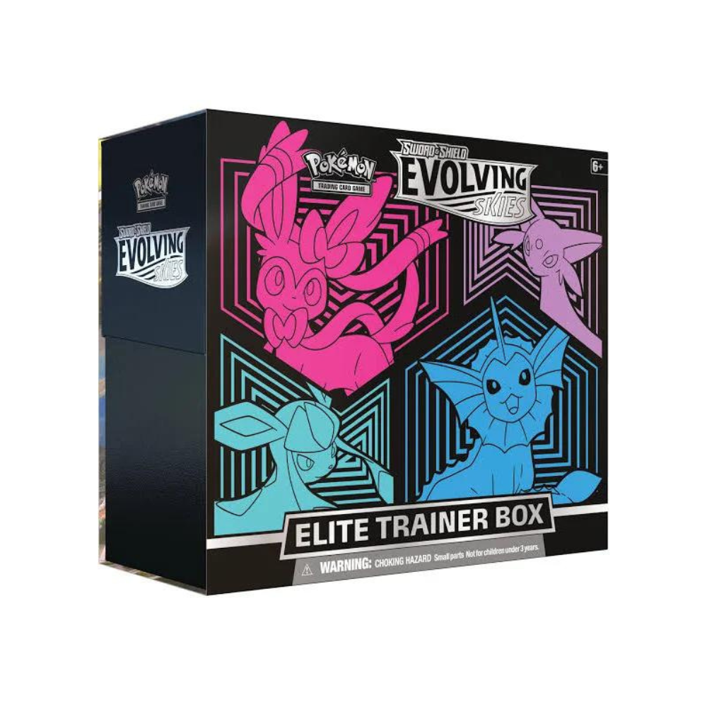 Pokemon Evolving Skies Elite Trainer Box Glaceon/Vaporeon/Sylveon/Espeon selling