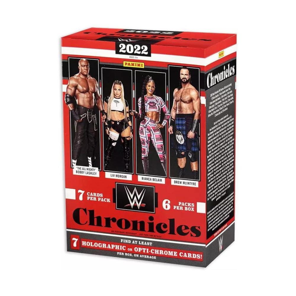 2022 Panini Chronicles WWE high quality Wrestling Factory Sealed Hobby Box