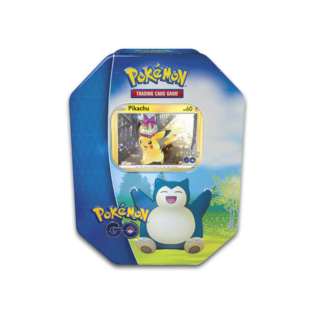 pokemon trading card game snorlax pin collection Pokémon GO Tin Snorlax