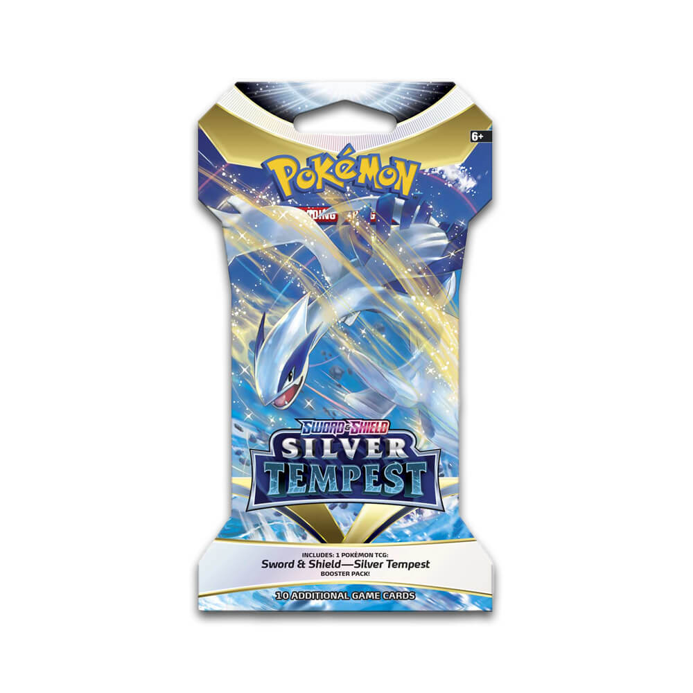 Pokemon TCG Sword & Shield Silver Tempest Sleeved Booster Pack Cards Pokemon TCG Sword & Shield Silver Tempest Sleeved Booster Pack Cards