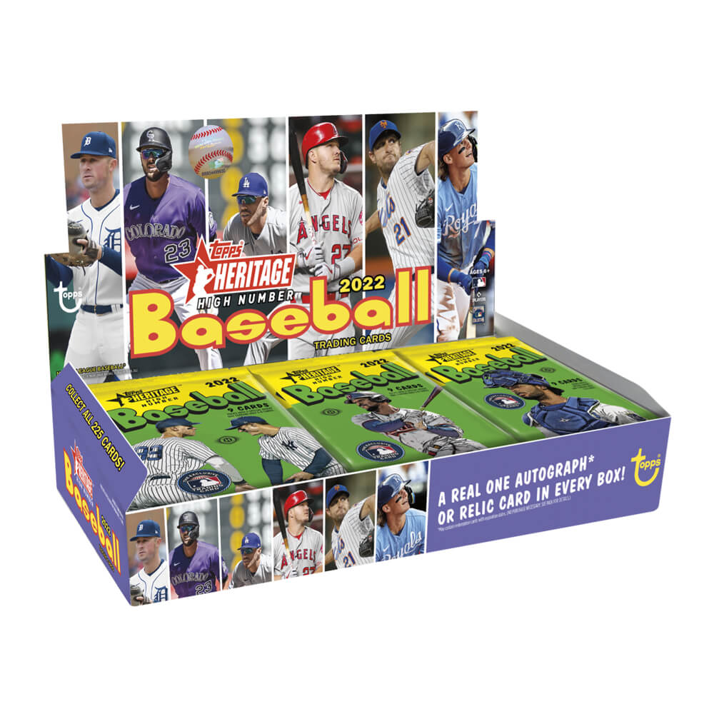 2022 Topps Heritage High Number Baseball Hobby Box – Rémi Card Trader