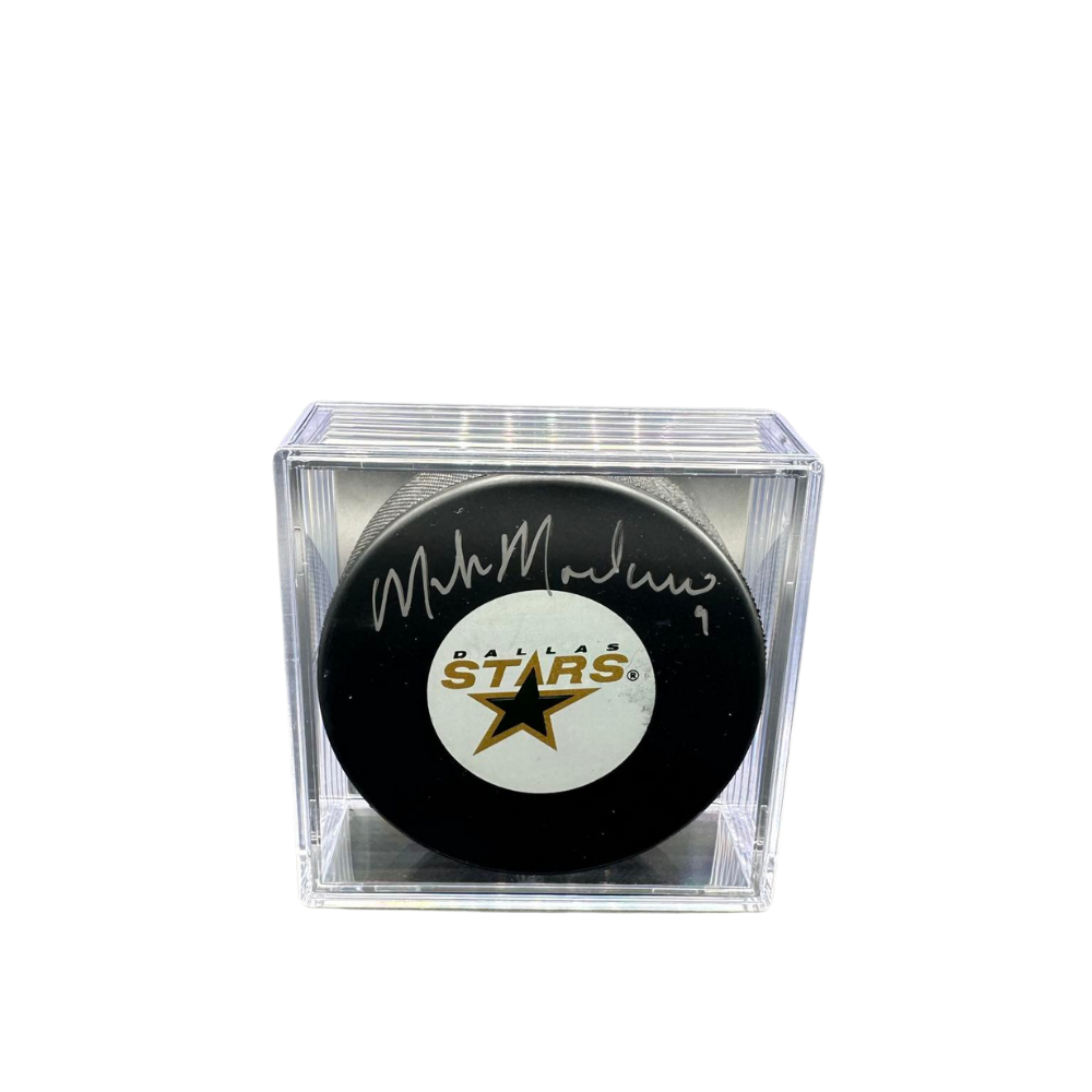 Rondelle Autographiée Des Stars De Dallas  - Mike Modano