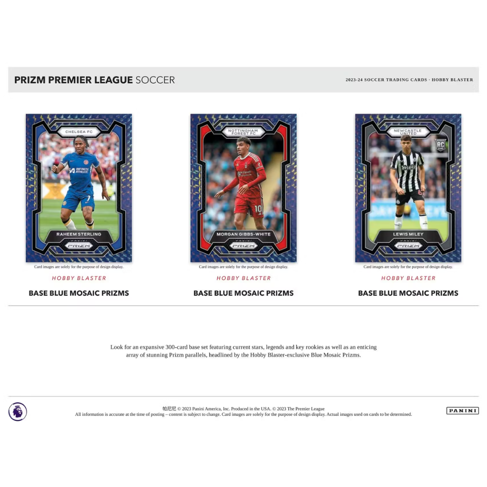 2023-24 Panini Prizm Premier League EPL Soccer 6-Pack Hobby Blaster (Blue Mosaic Prizms!)