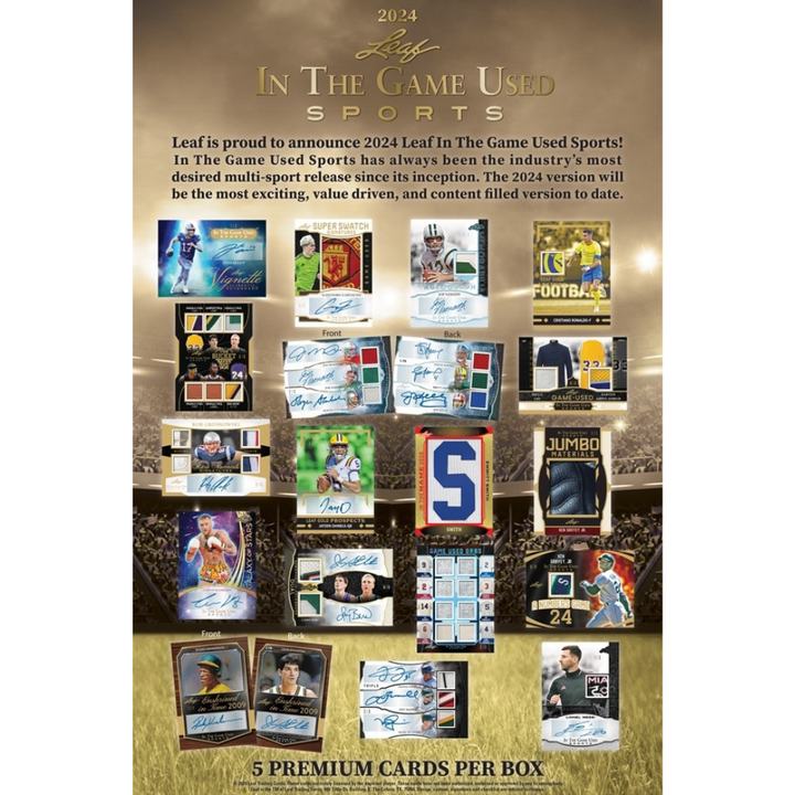 2024 LEAF IN THE GAME USED SPORTS