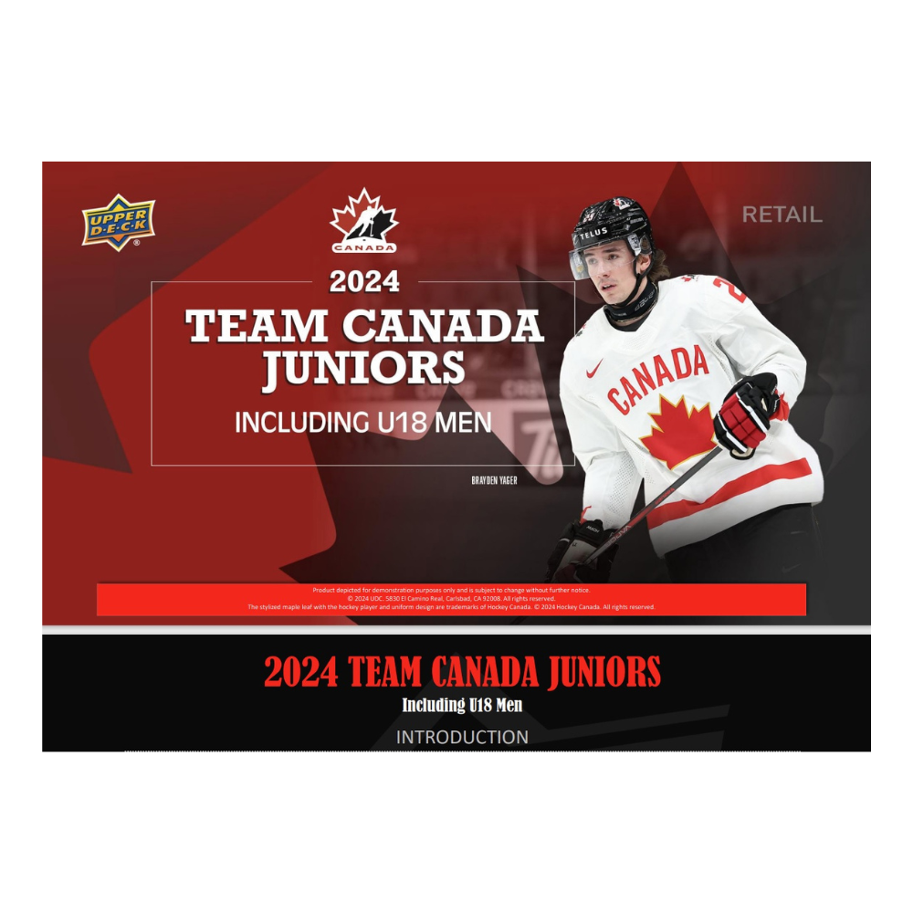 2024 Upper Deck Team Canada Juniors Hockey Blaster