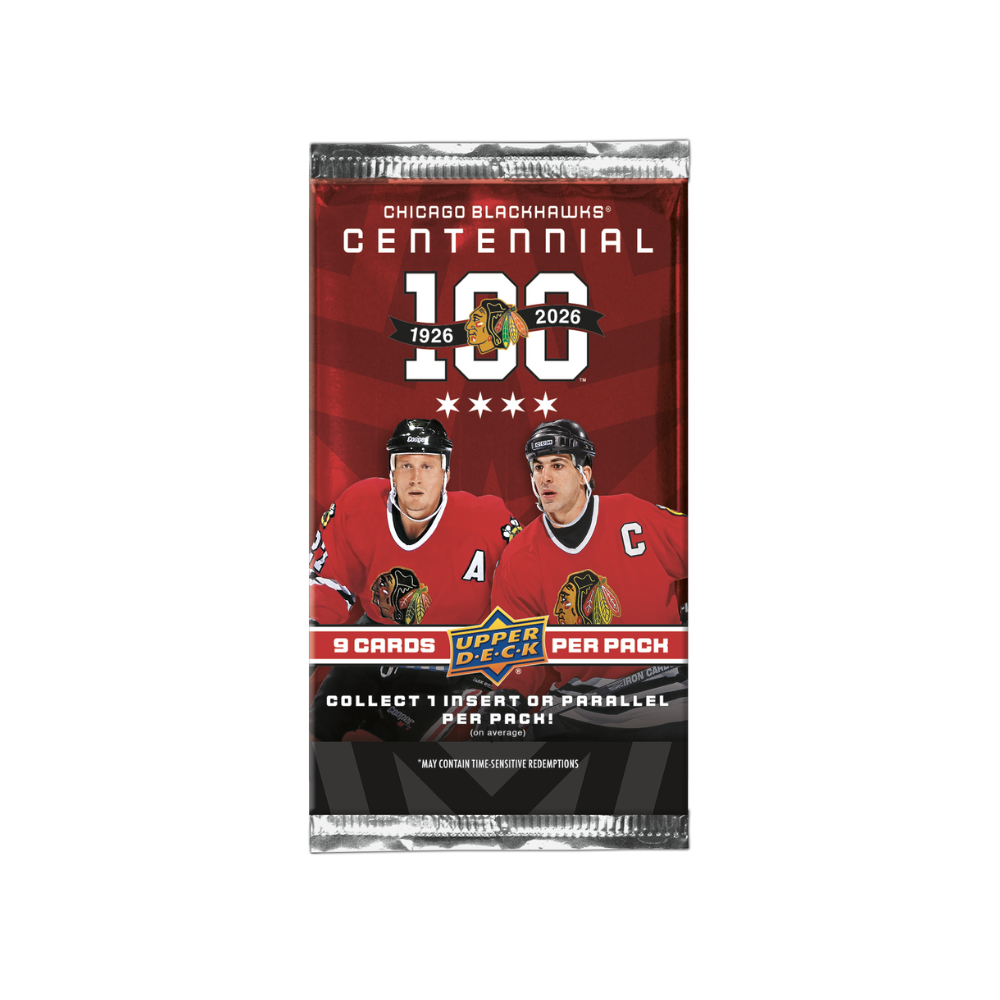 2025-26 Upper Deck Chicago Blackhawks Centennial Hobby Box