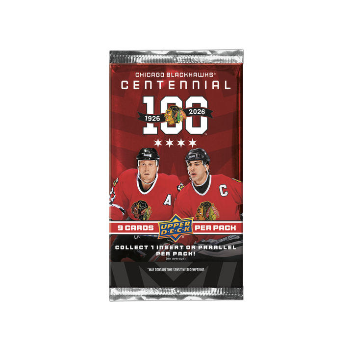 2025-26 Upper Deck Chicago Blackhawks Centennial Hobby Box