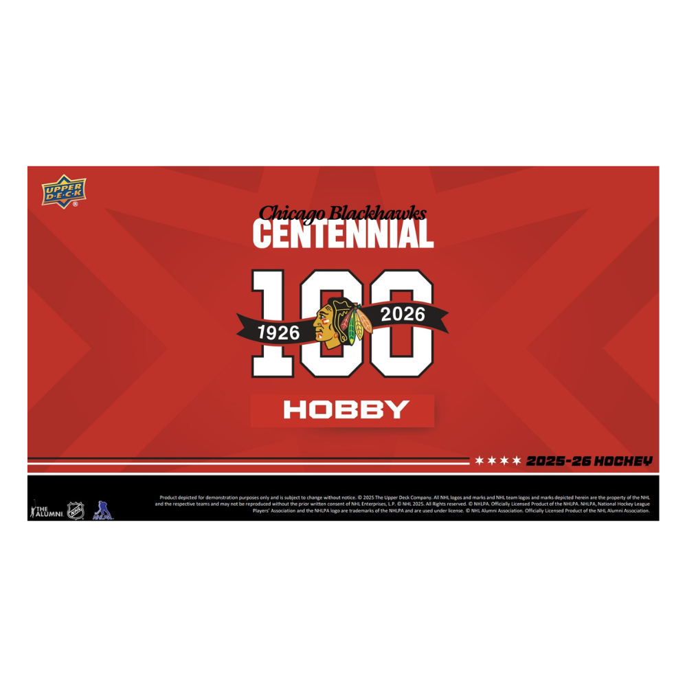 2025-26 Upper Deck Chicago Blackhawks Centennial Hobby Box